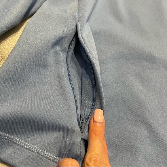 ADIDAS Light Blue Lightweight Track Jacket XL - Picture 4 of 10